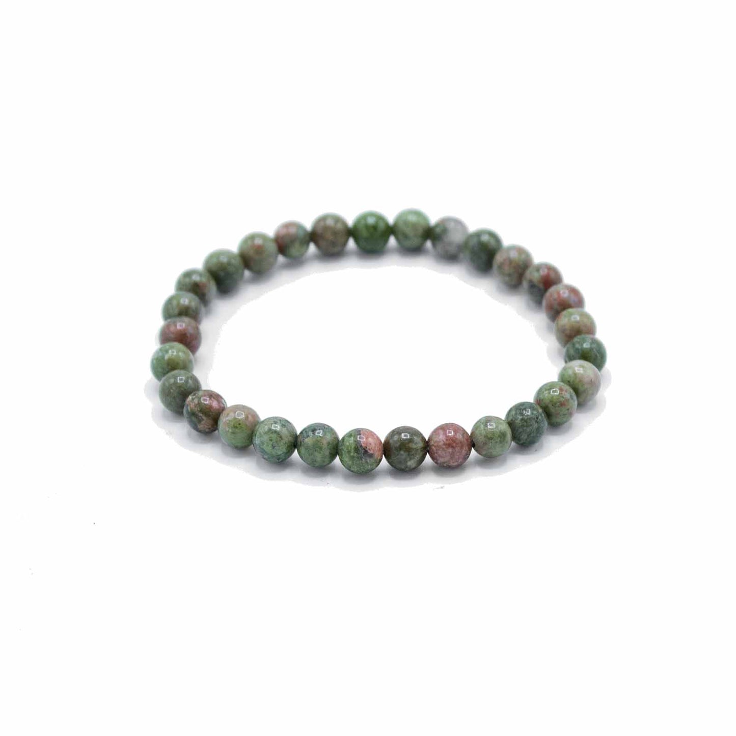 Armband - Grön Jaspis (6 mm)