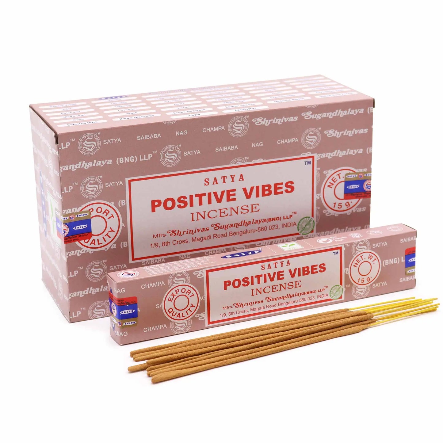 Satya Rökelsepinnar - Positive Vibes Spiritana