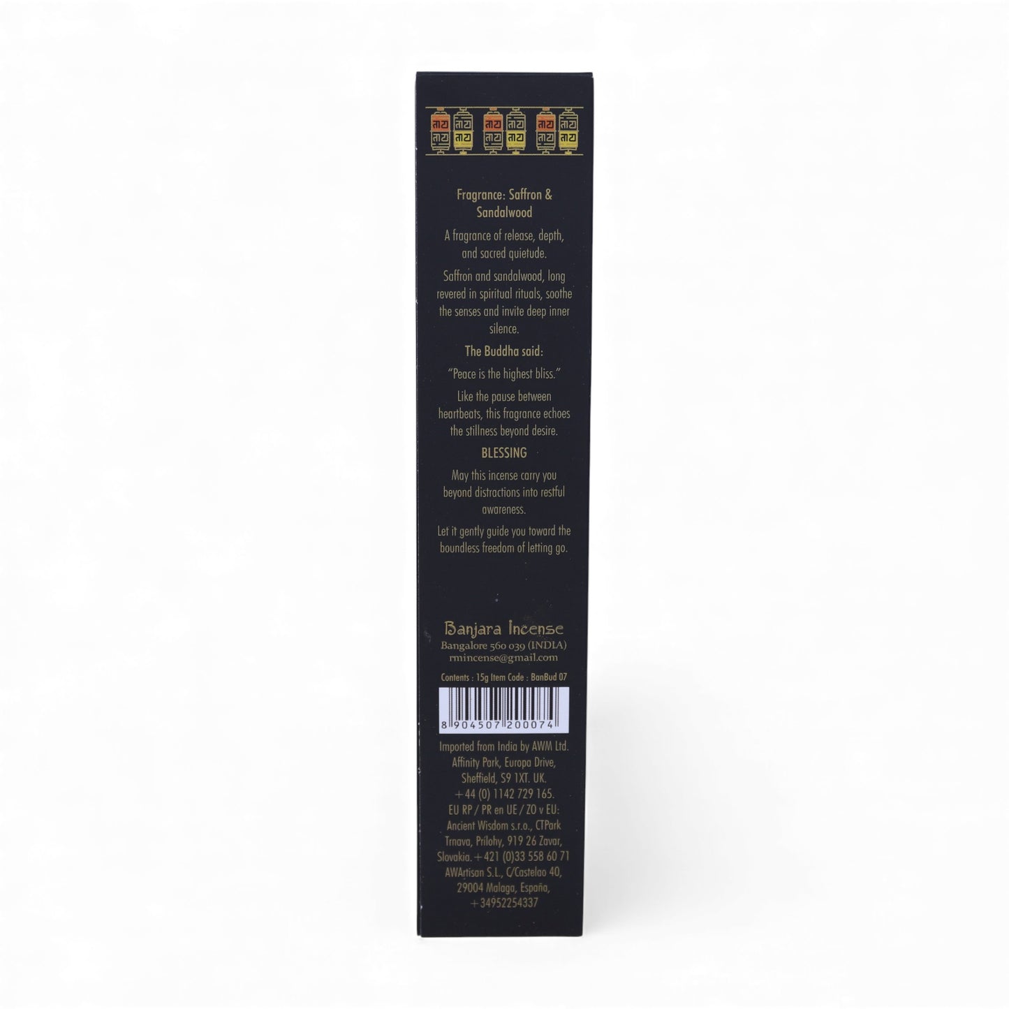 Rökelsepinnar - Nirvana, Saffron & Sandalwood