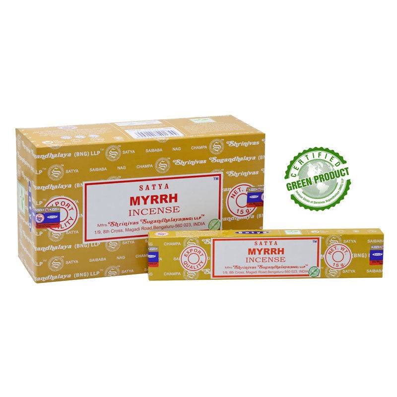 Satya Rökelsepinnar - Myrrh Spiritana