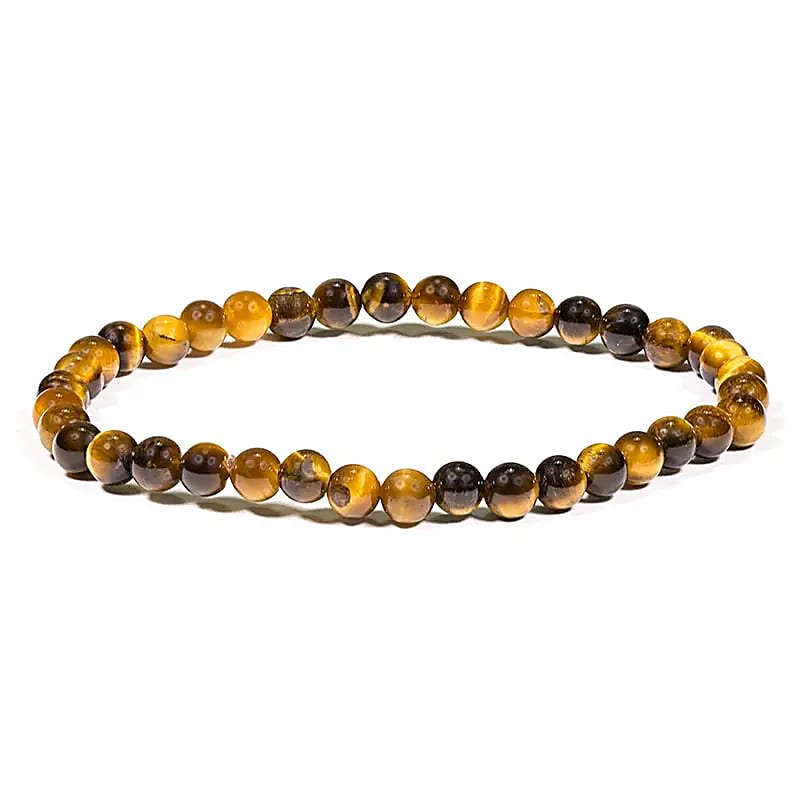 Tigeröga, armband 4mm
