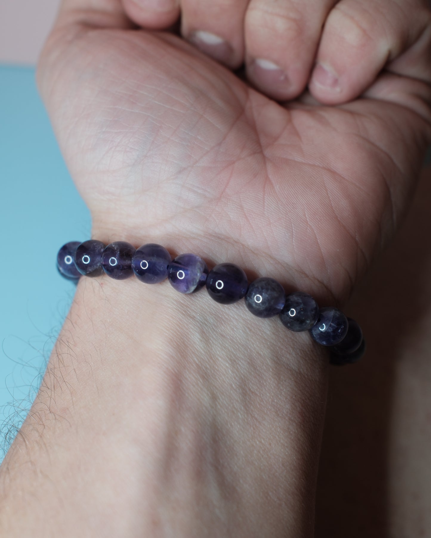 Armband - Ametist (8 mm)