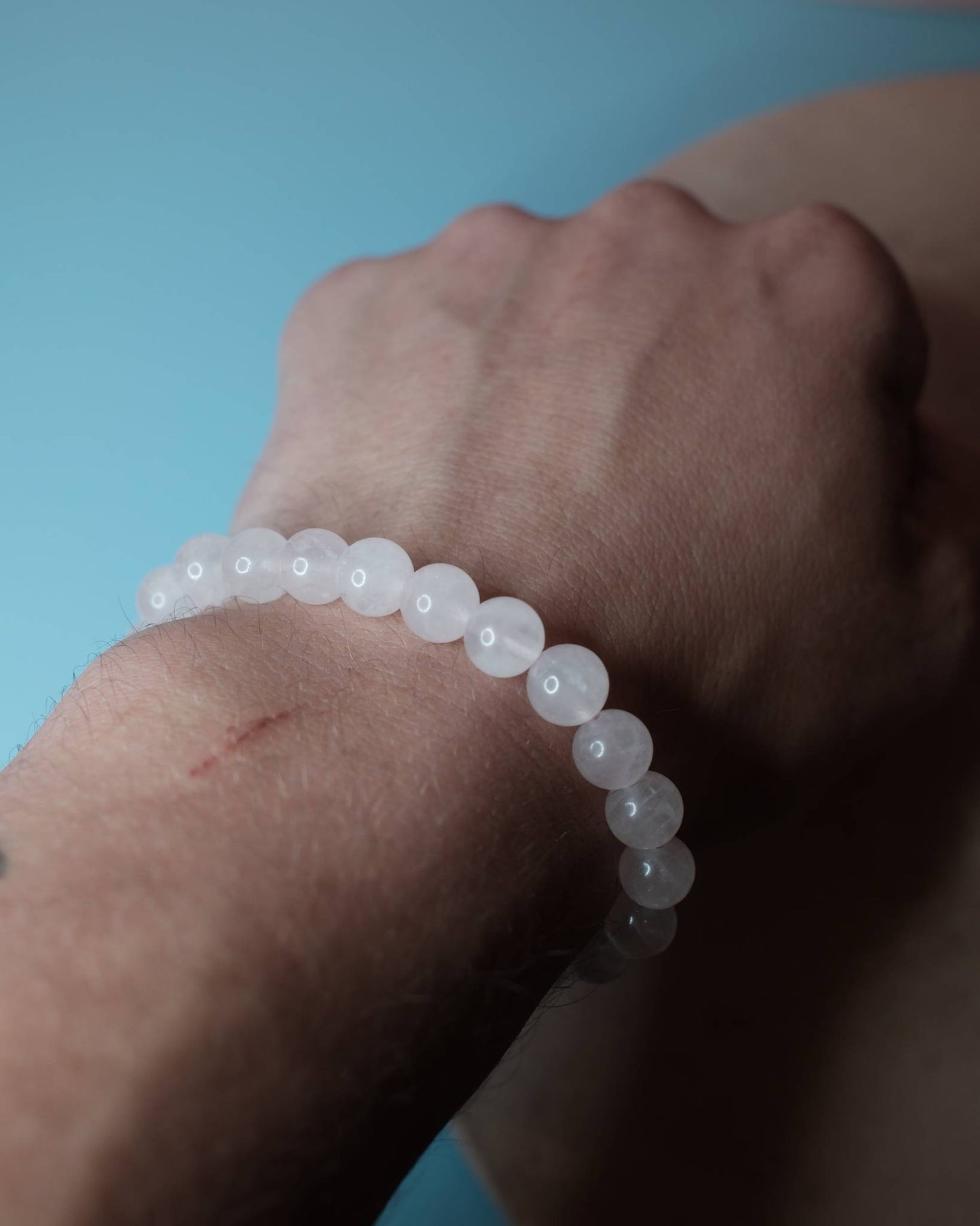 Armband rosenkvarts 8 mm Spiritana