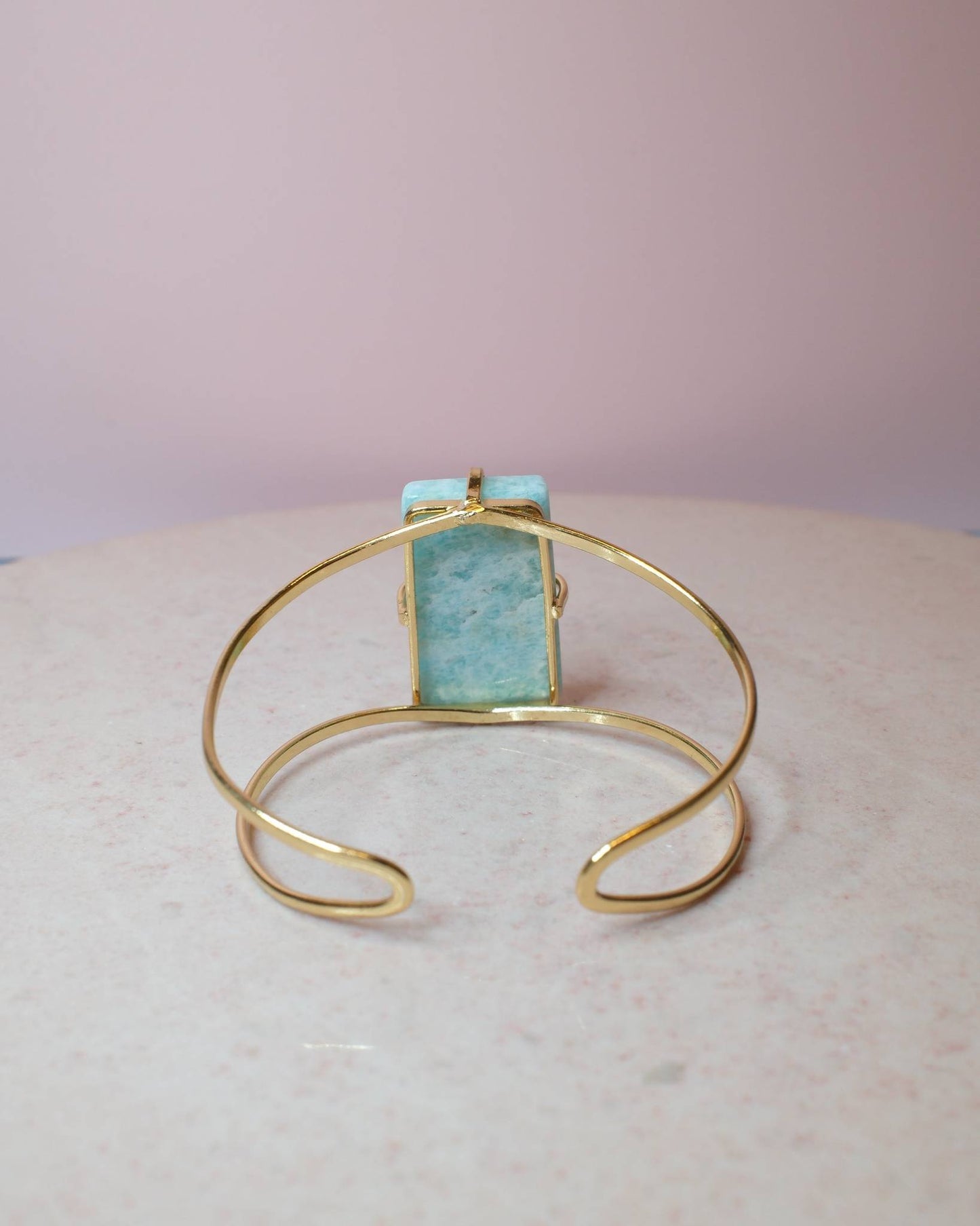 Amazonit armband, guld (C) Spiritana