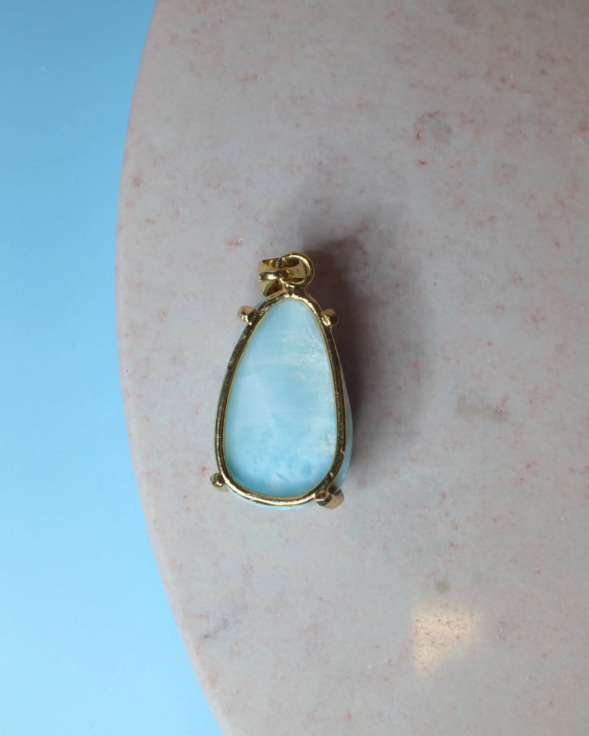 Larimar hänge, guld (B) Spiritana