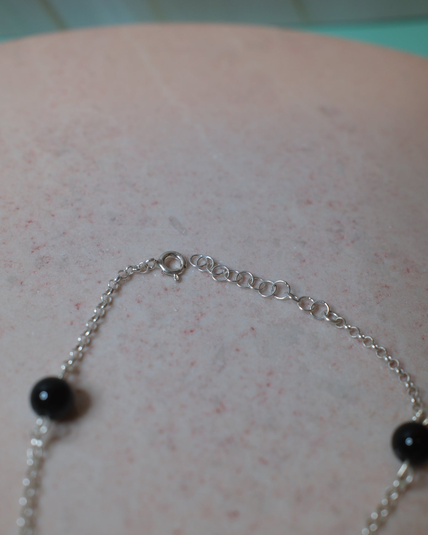 Armband Jet i Sterling Silver 925 Spiritana