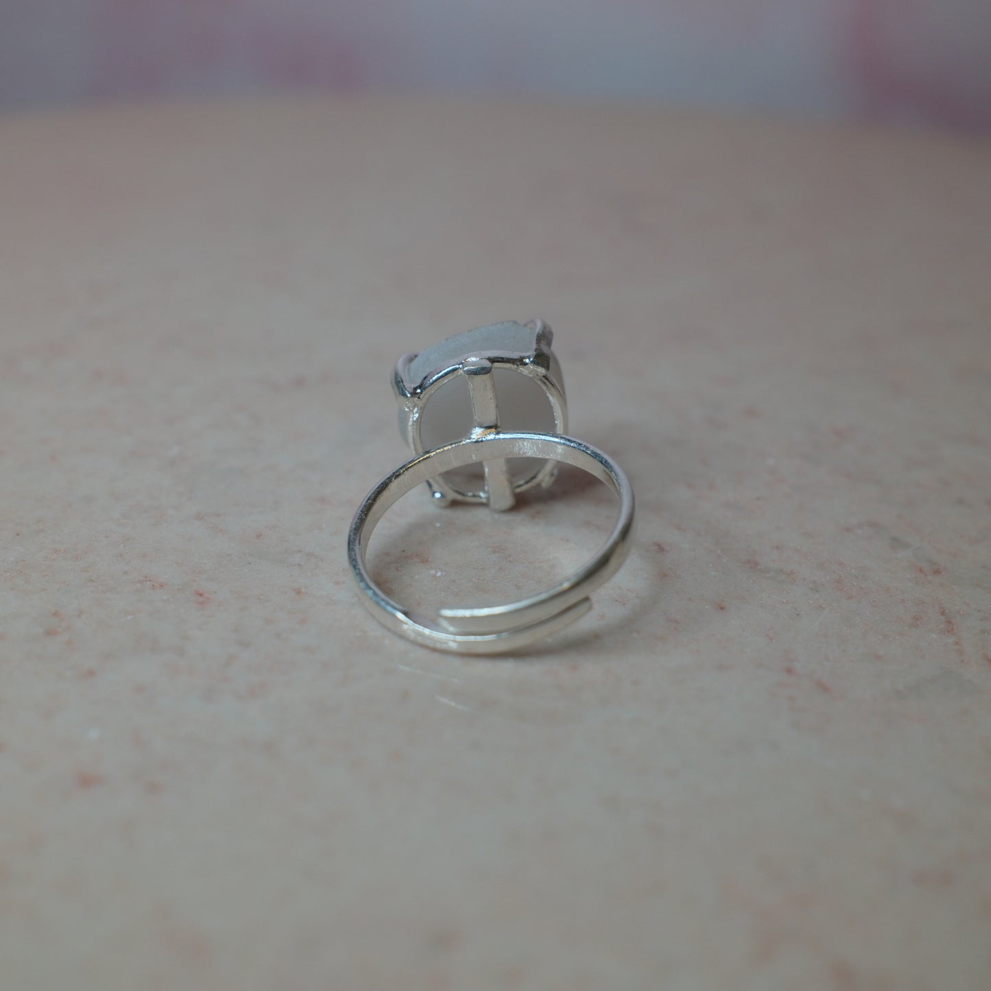 Druzy kvarts ring, silver (C) Spiritana