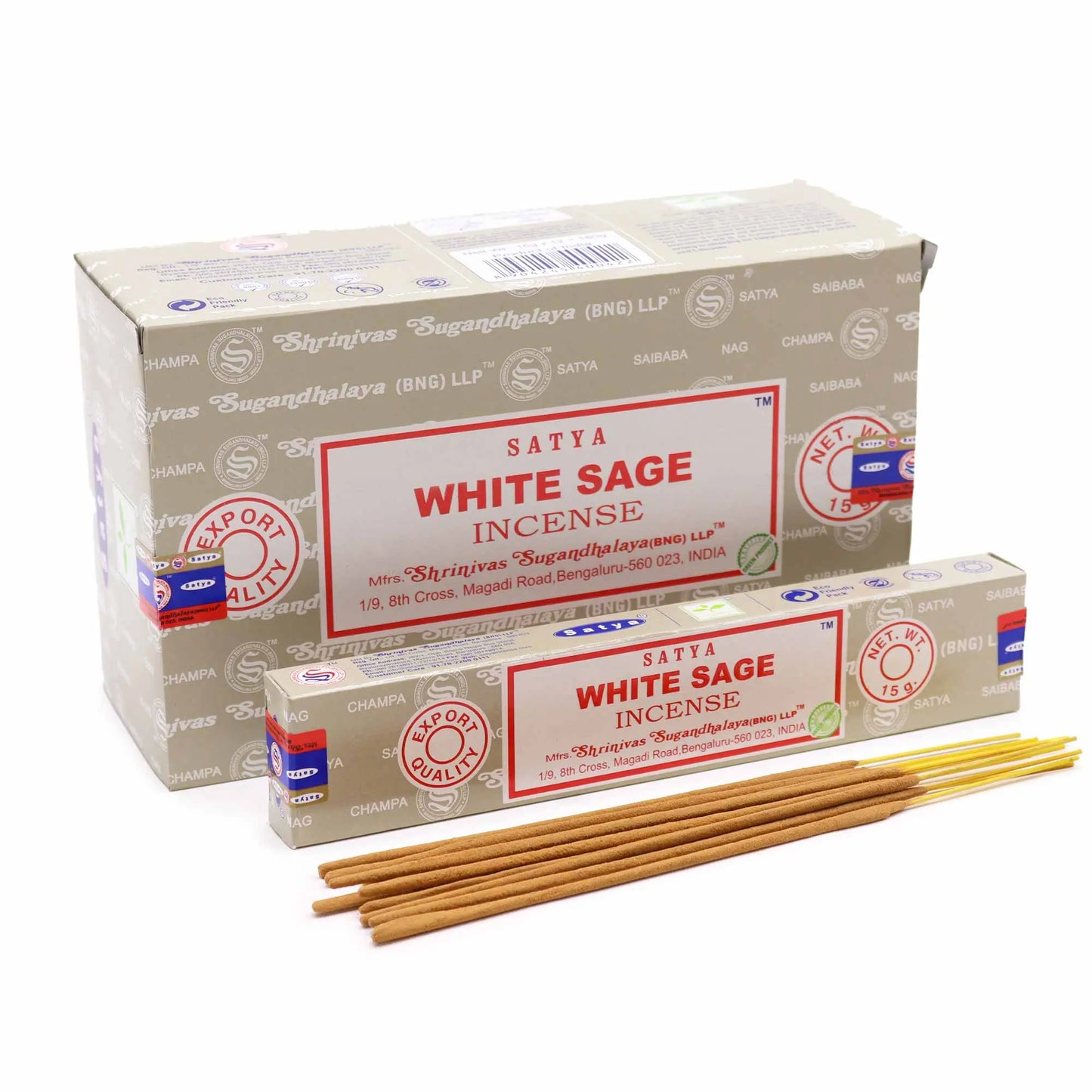 Satya Rökelsepinnar - White Sage Spiritana