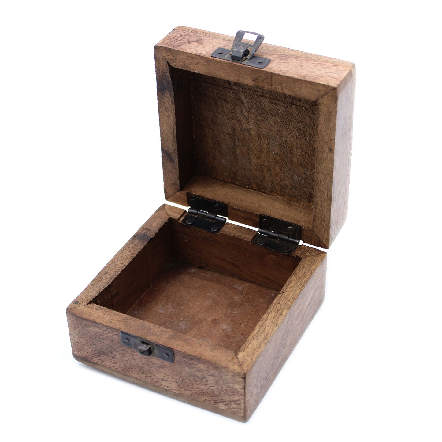 Vittvättad förvaringslåda - Aztec Design