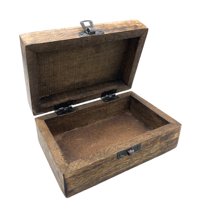 Förvaringslåda i trä - Livets träd, Rektangel