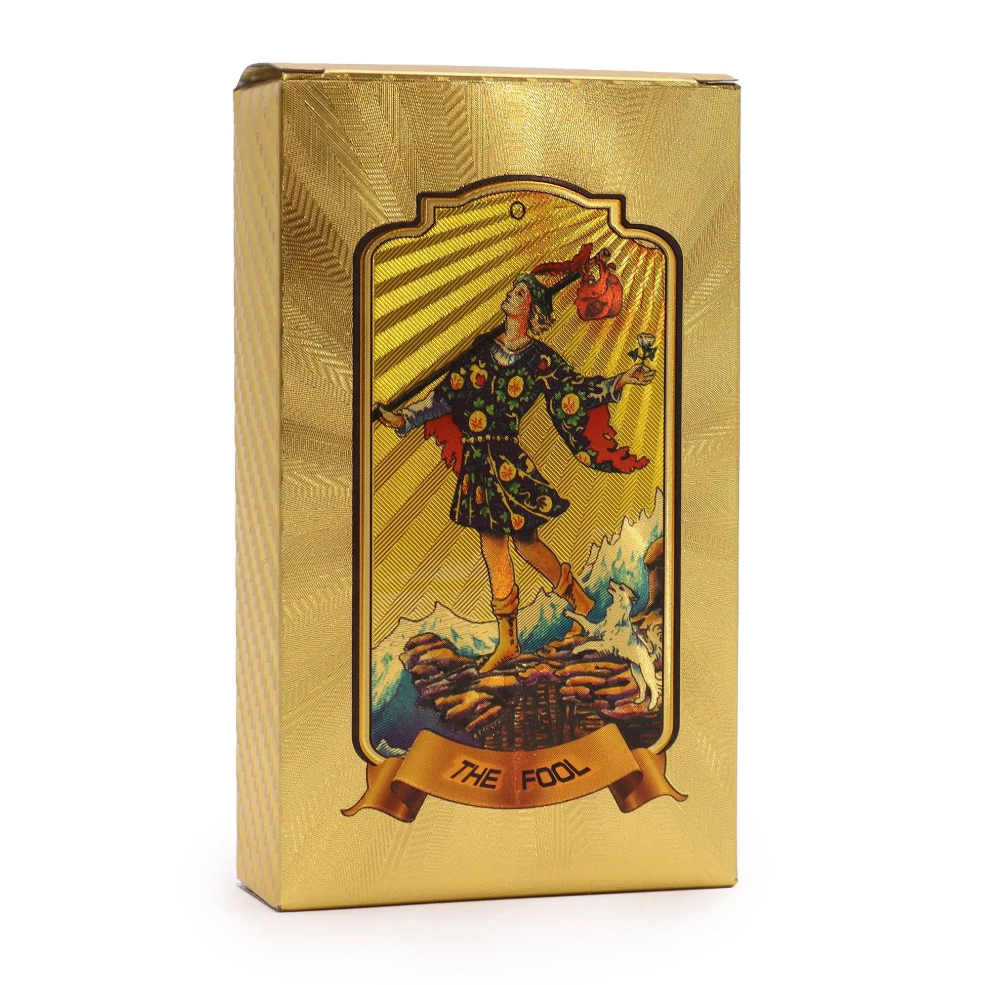 The Fool - Guldig Tarotkortset Spiritana