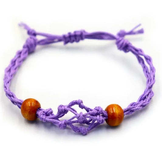Armband till kristaller, lila