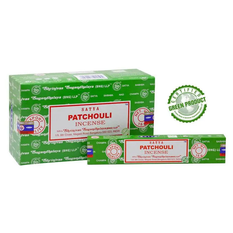 Satya Rökelsepinnar - Patchouli Spiritana