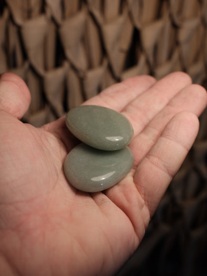 Grön Kvarts Handsten, Trumlad