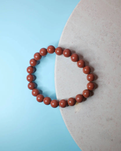 Armband - Röd Jaspis (8 mm) Spiritana