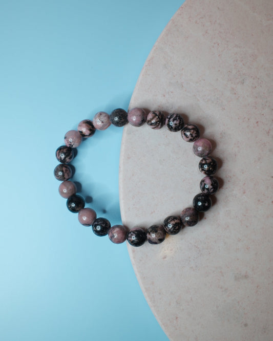 Armband - Rhodonit (8 mm)