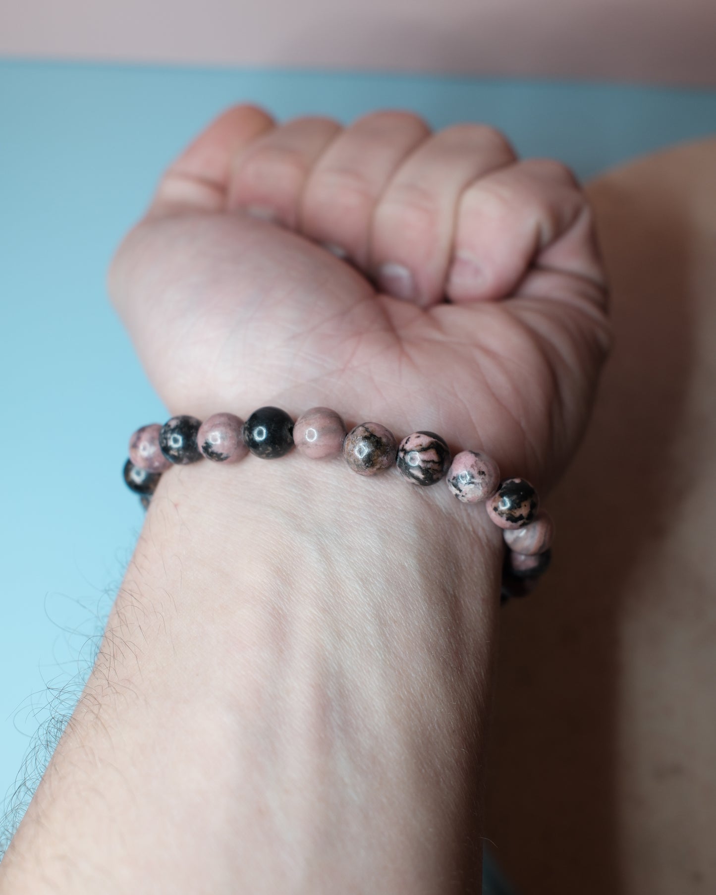 Armband - Rhodonit (8 mm)