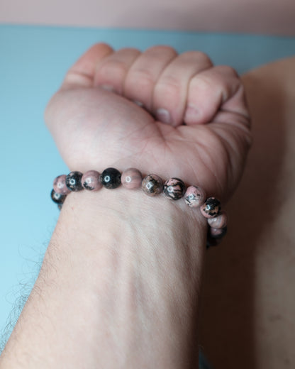 Armband - Rhodonit (8 mm)