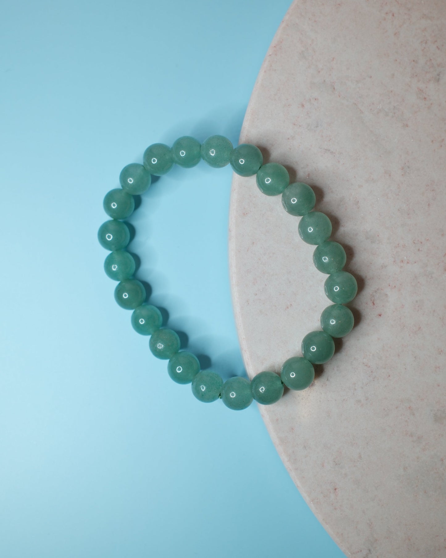 Armband - Grön Kvarts (8 mm)