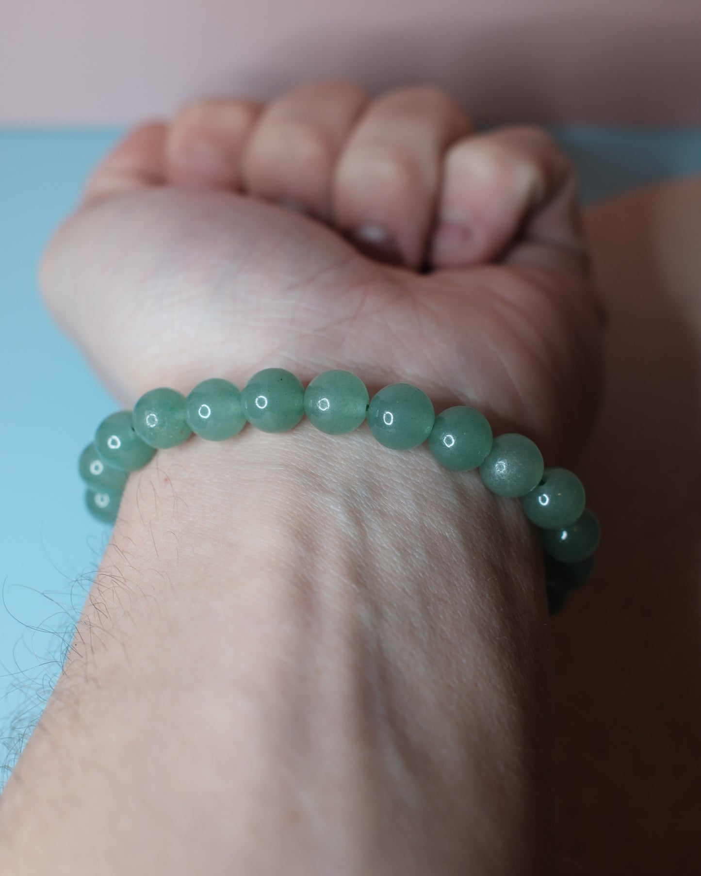 Armband - Grön Kvarts (8 mm)