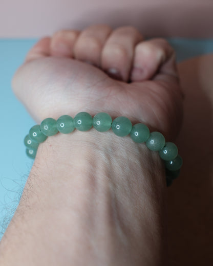 Armband - Grön Kvarts (8 mm)