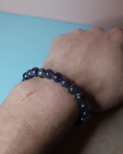 Armband - Ametist (8 mm)