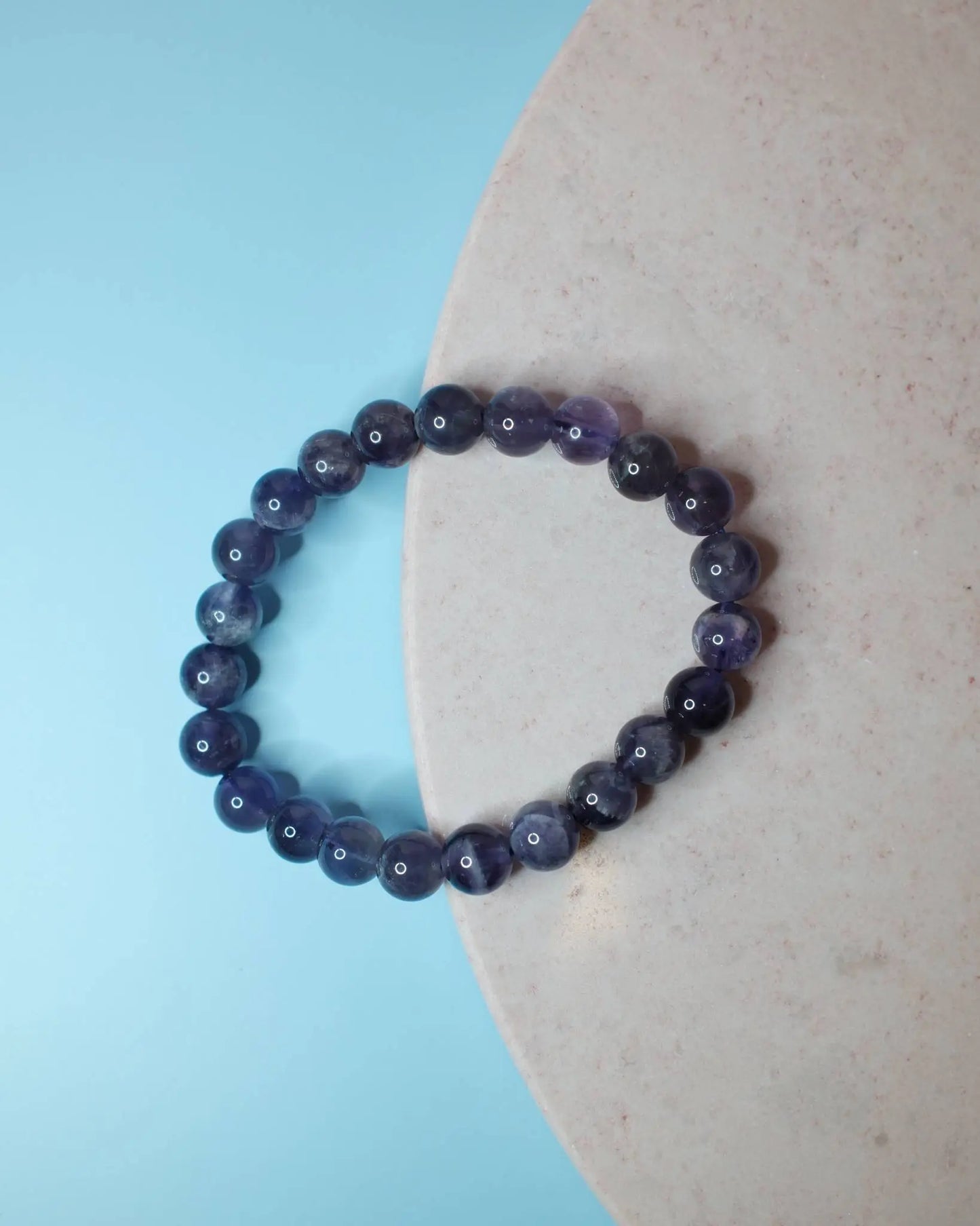 Armband - Ametist (8 mm) Spiritana
