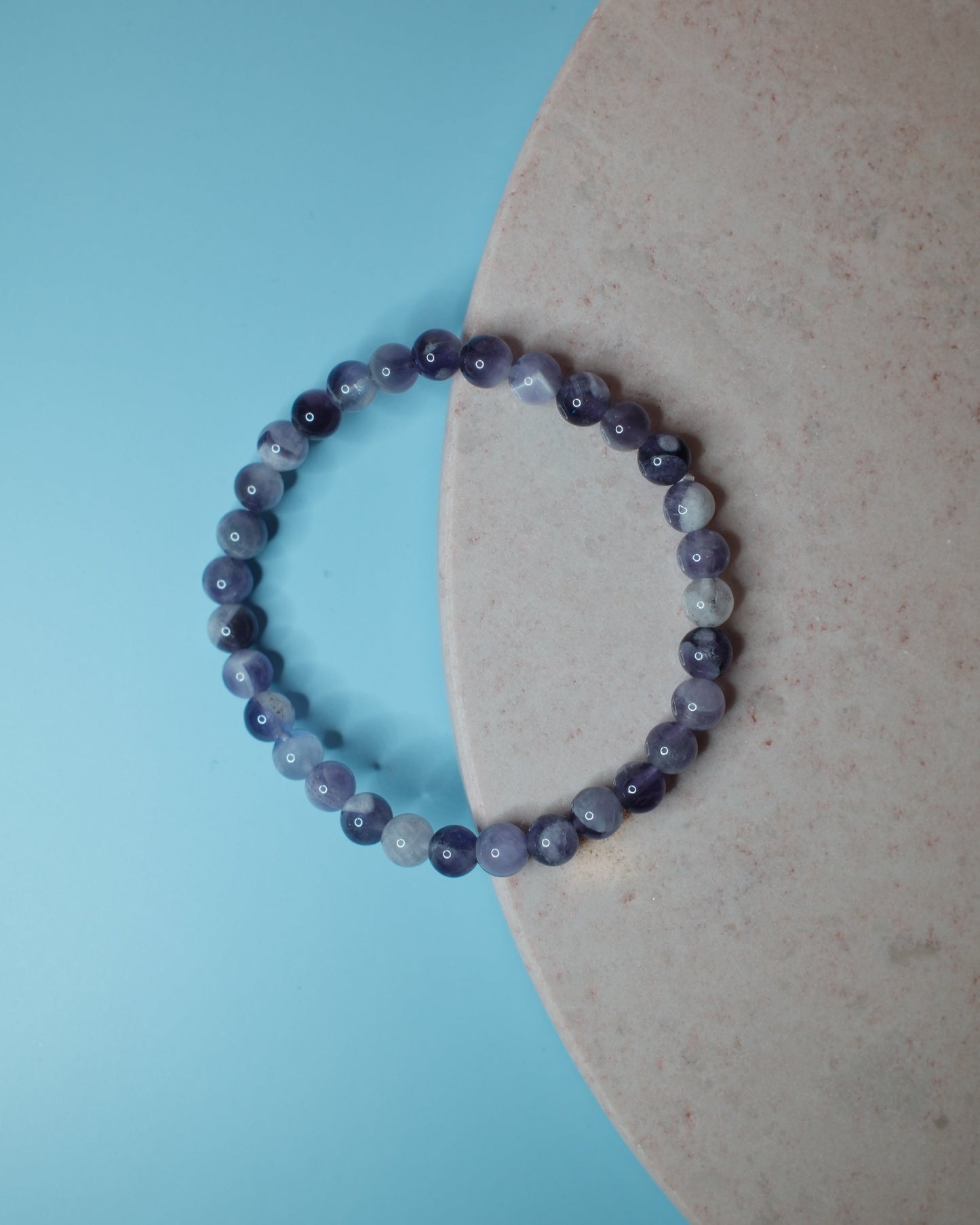 Armband - Ametist (6 mm)