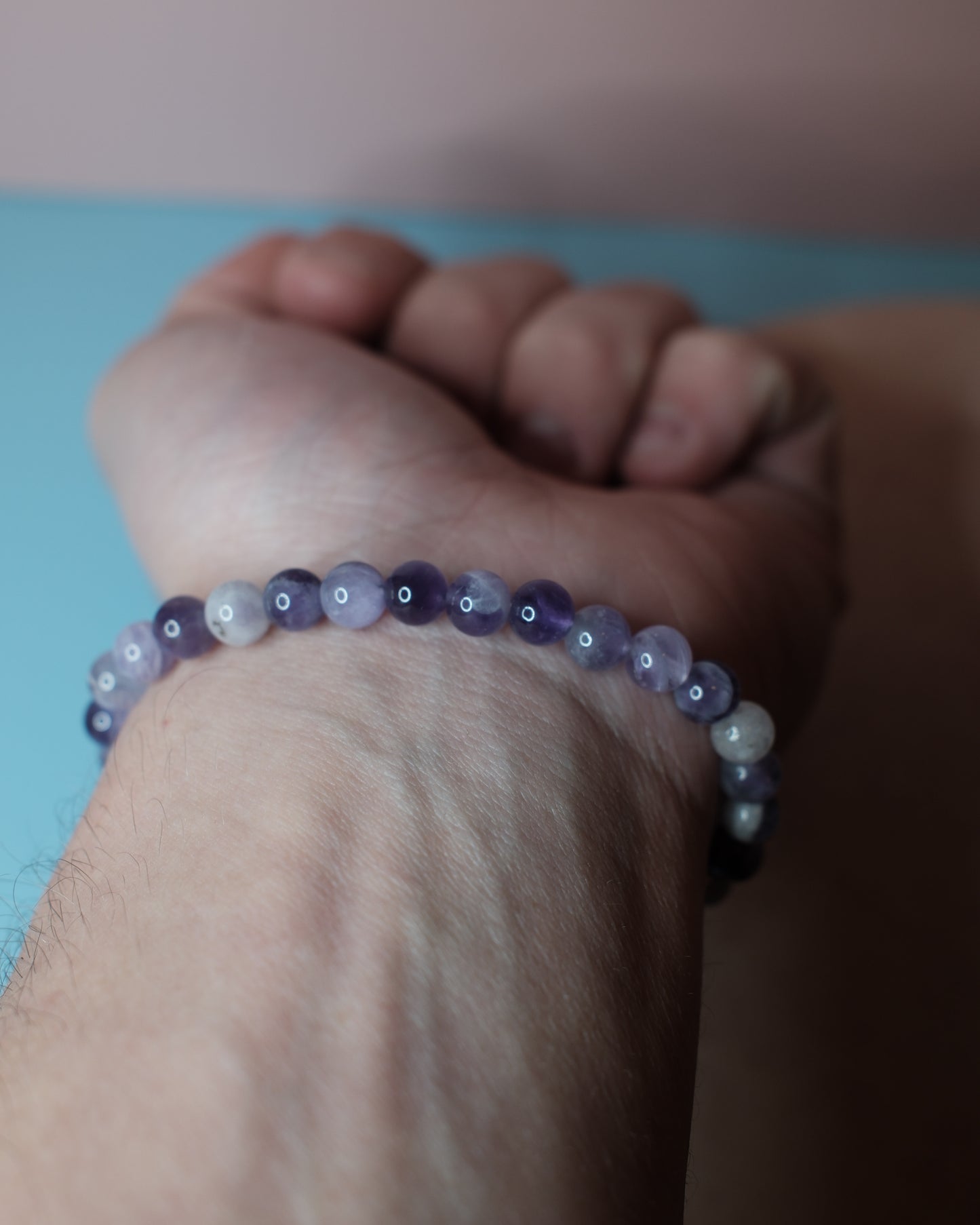Armband - Ametist (6 mm)
