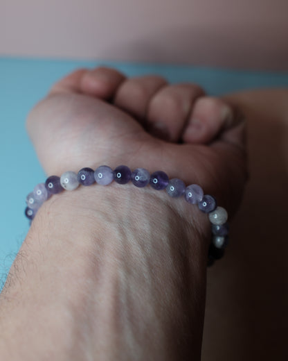 Armband - Ametist (6 mm)
