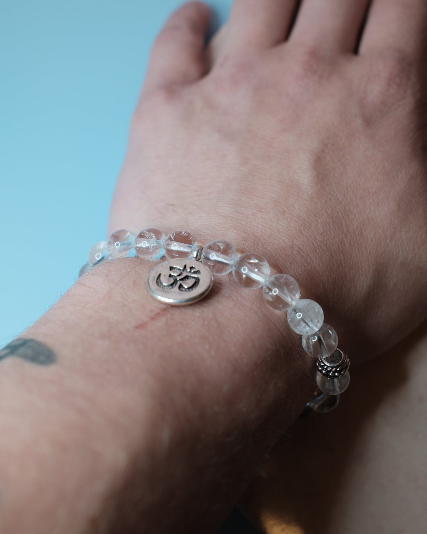 Bergkristall OM, armband (8mm)