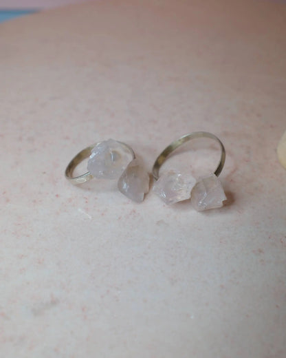 Rosenkvarts ring, sterlingsilver Spiritana
