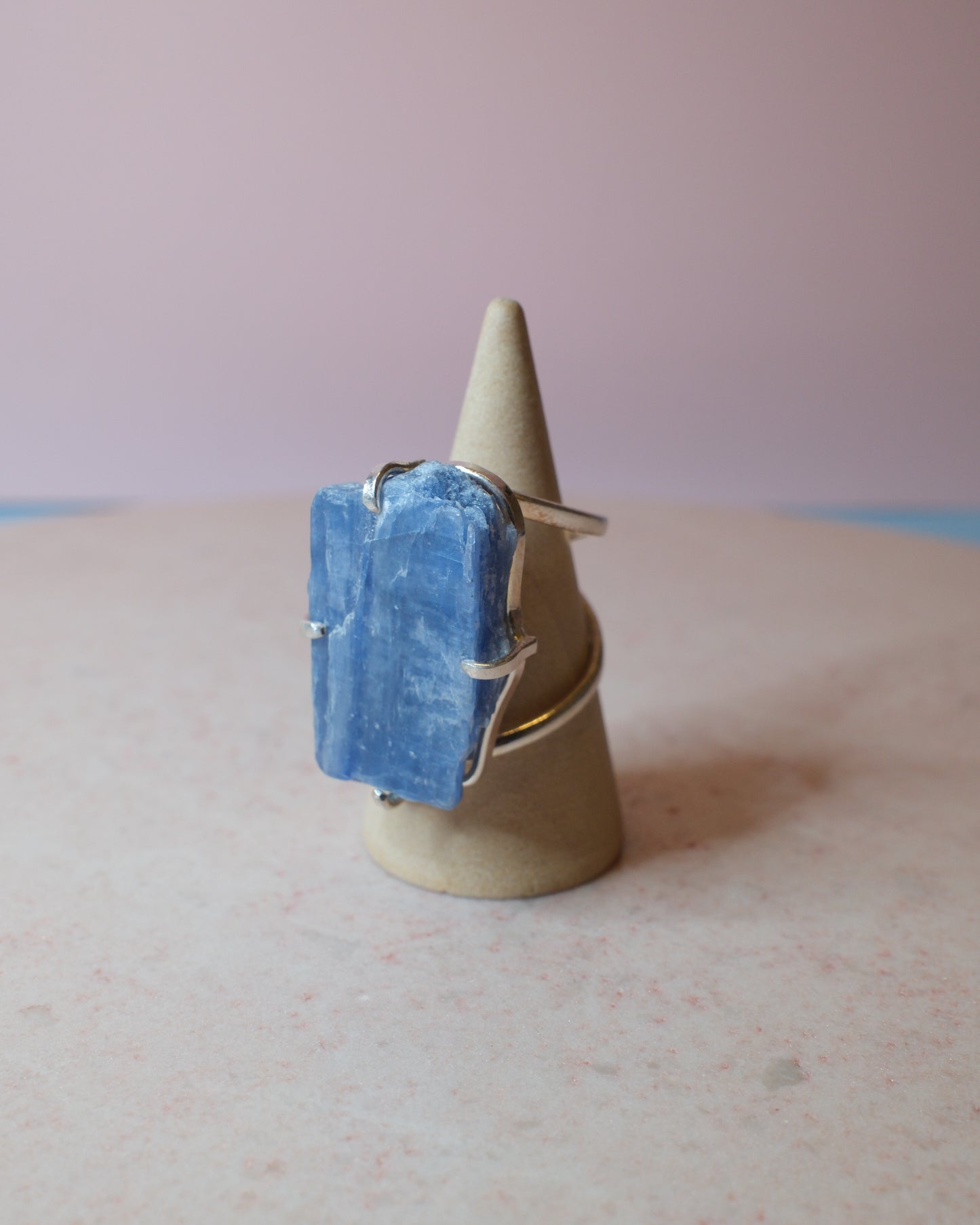 Kyanit ring, silver (A)