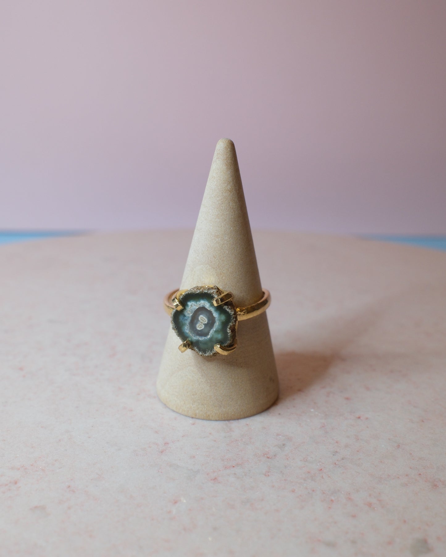 Stalaktit ring, guld (A)