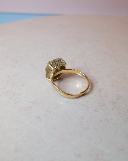 Stalaktit ring, guld (A)