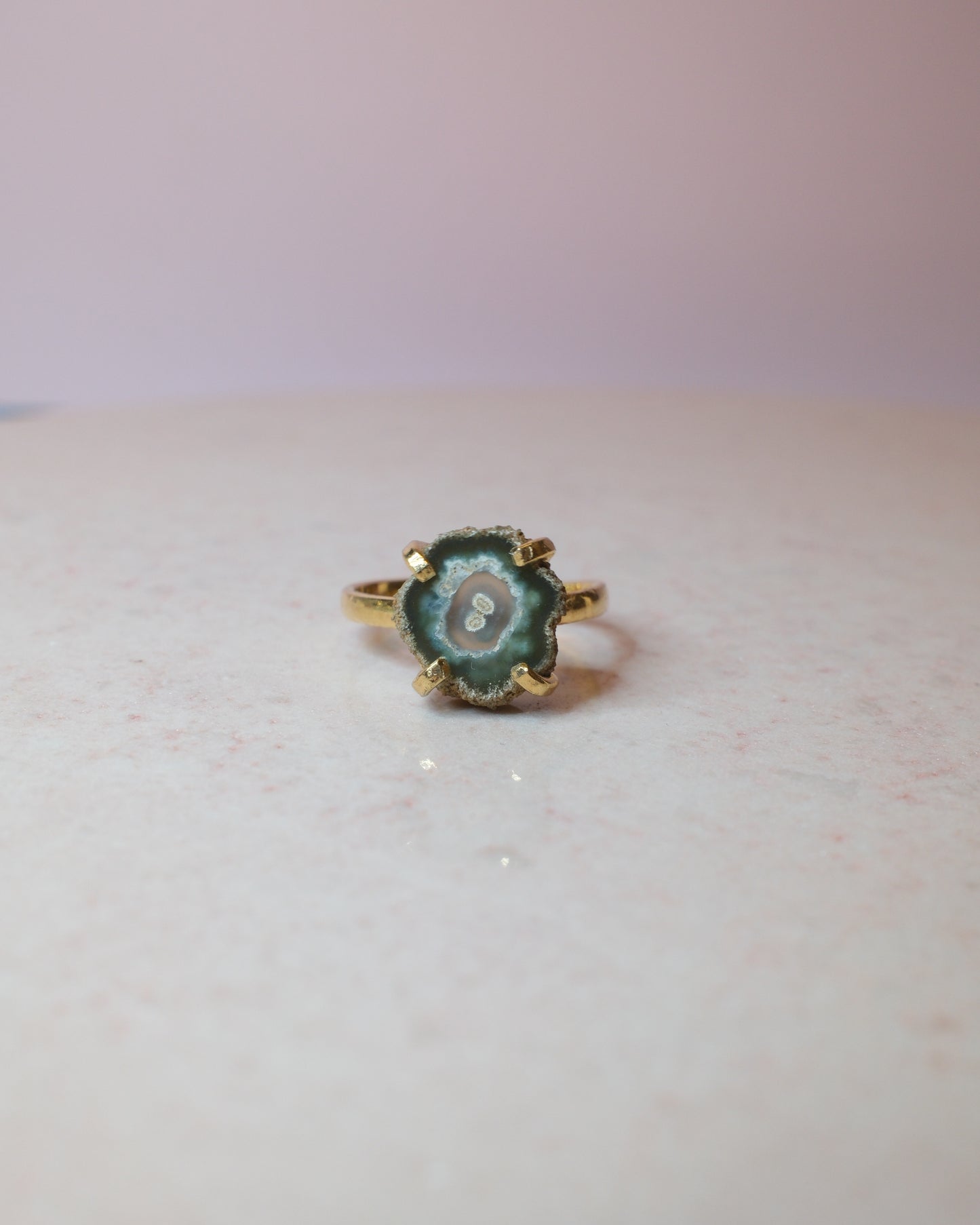 Stalaktit ring, guld (A)