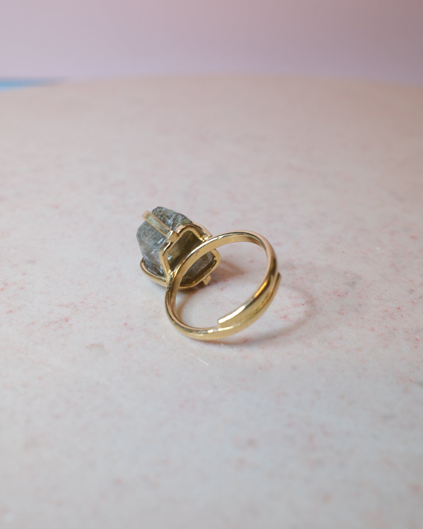 Labradorit ring, guld (A)