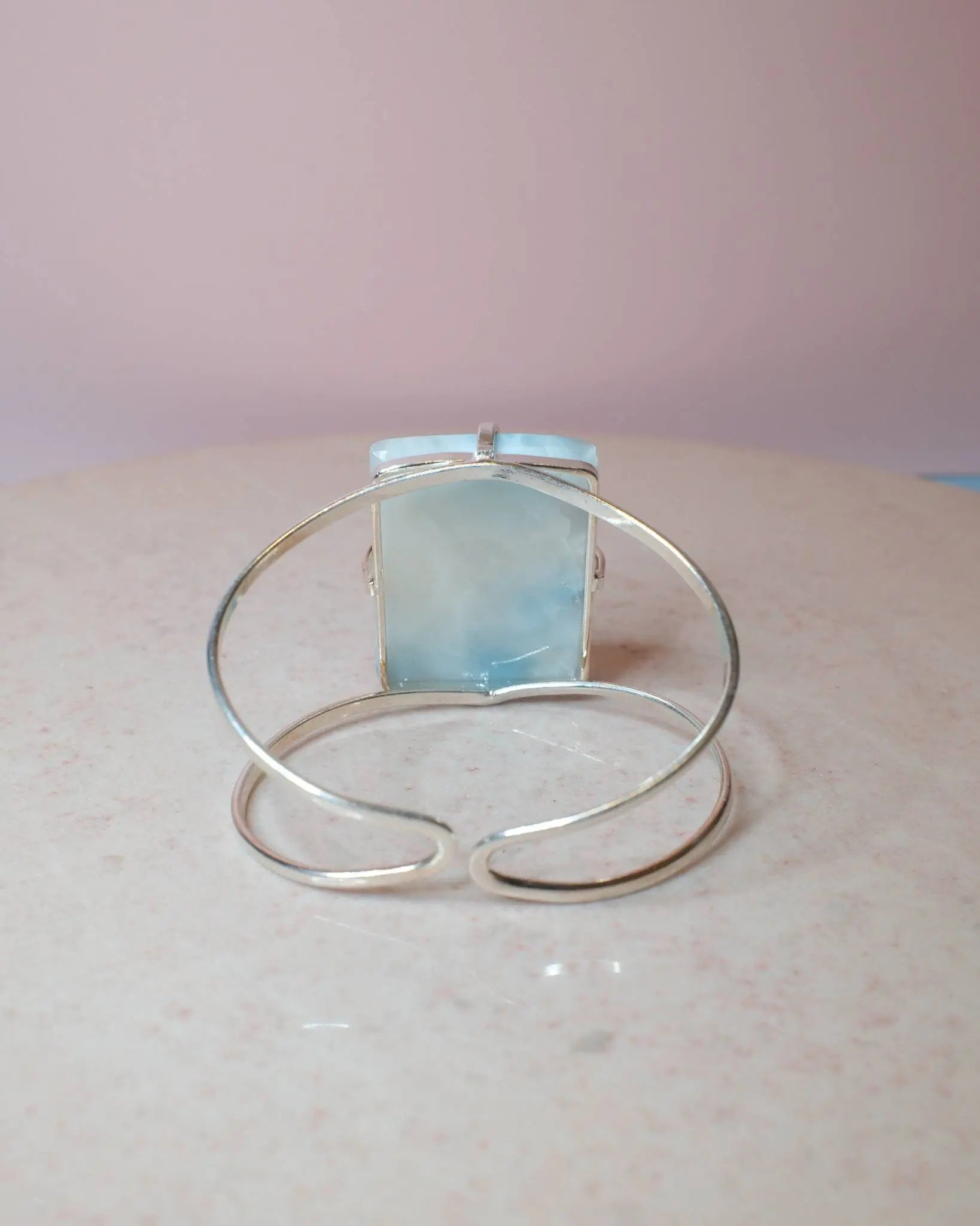 Larimar armband, silver (D) Spiritana