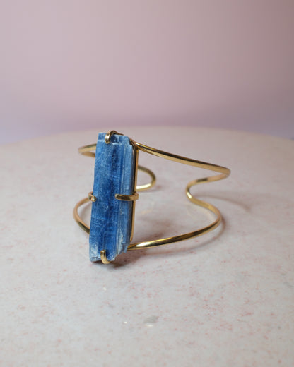 Kyanit armband, guld (A)