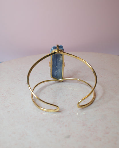 Kyanit armband, guld (A)