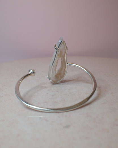 Agat armband, silver (C)