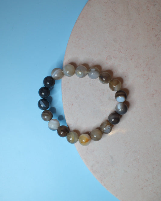 Botswanaagat armband, 10 mm