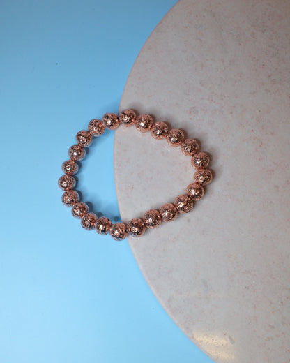 Koppar armband, 8 mm
