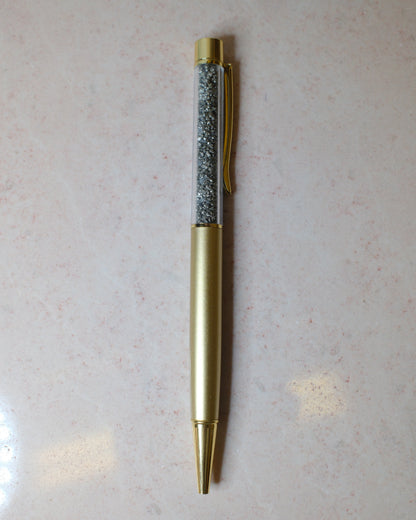 Bläckpenna med Pyrit