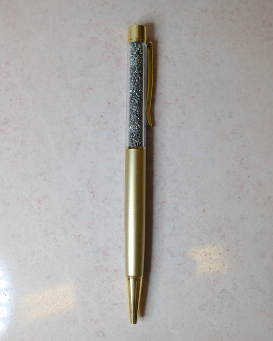Bläckpenna med Pyrit