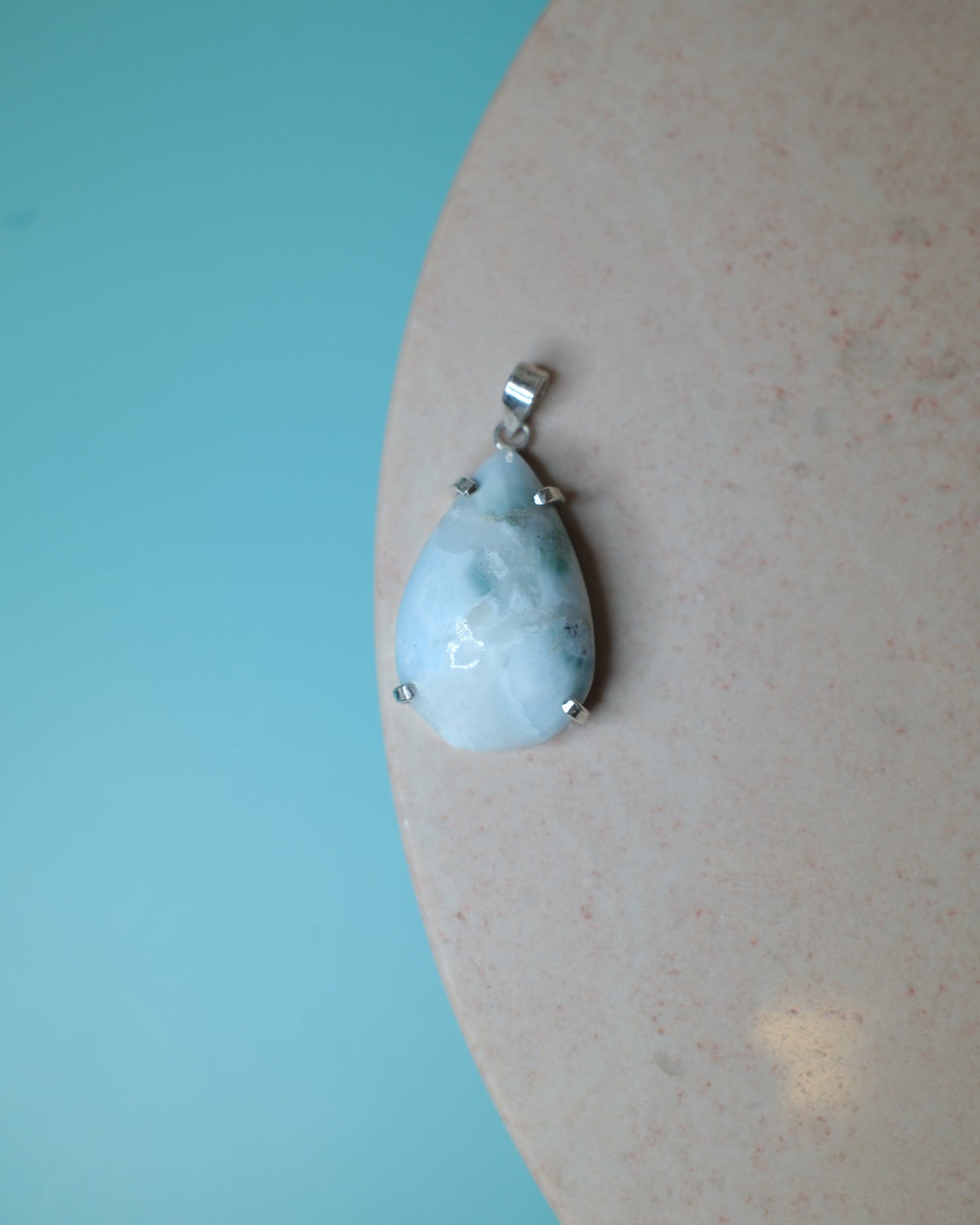 Larimar hänge, silver (C)