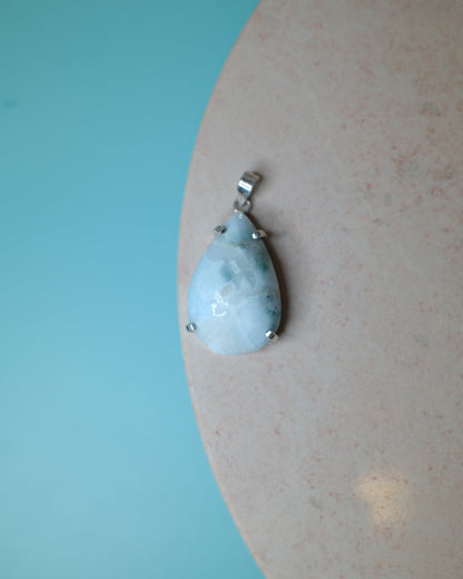 Larimar hänge, silver (C)