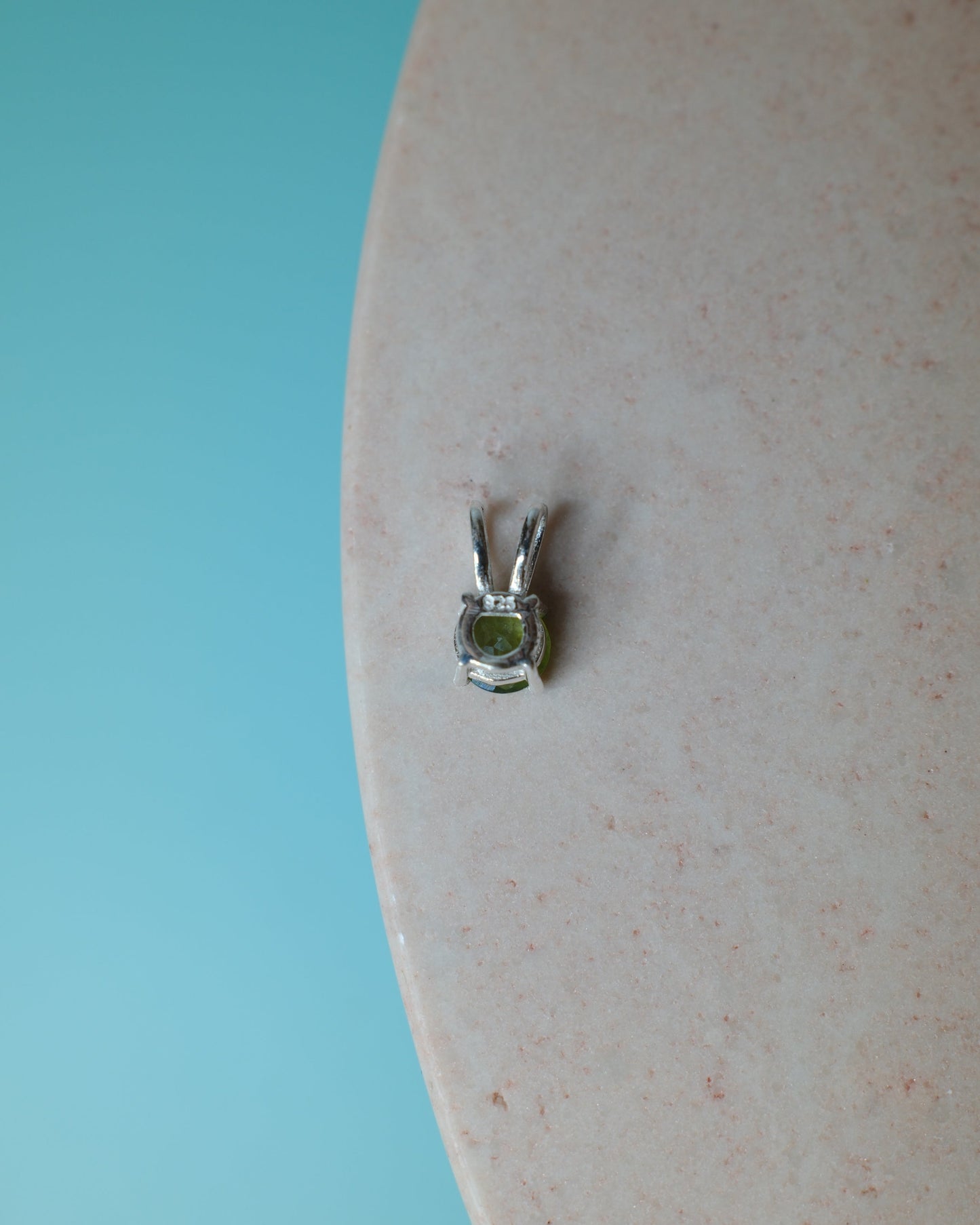 Peridot Hänge, sterlingsilver 925