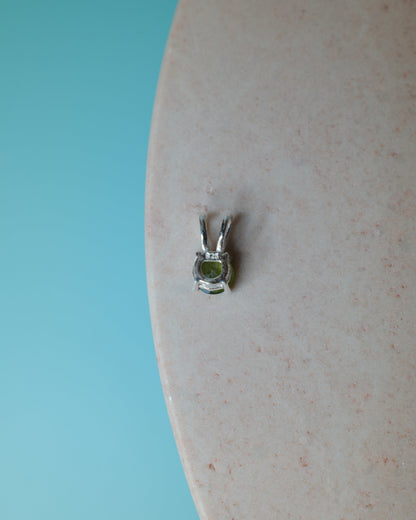 Peridot Hänge, sterlingsilver 925