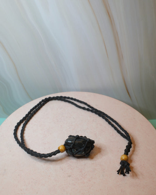 Halsband till kristaller, svart